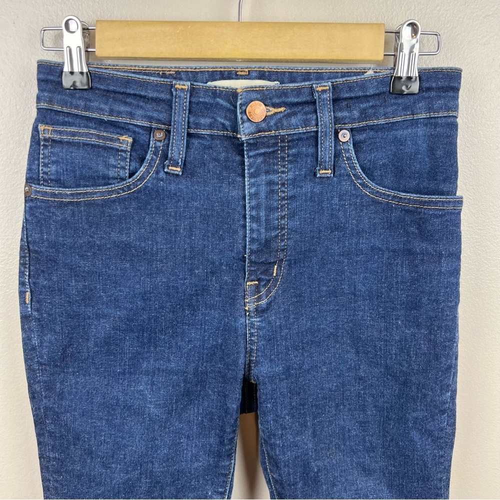 Madewell Curvy High Rise Skinny Jeans Size 26 Petite Lucille Dark Wash Blue - Picture 9 of 11
